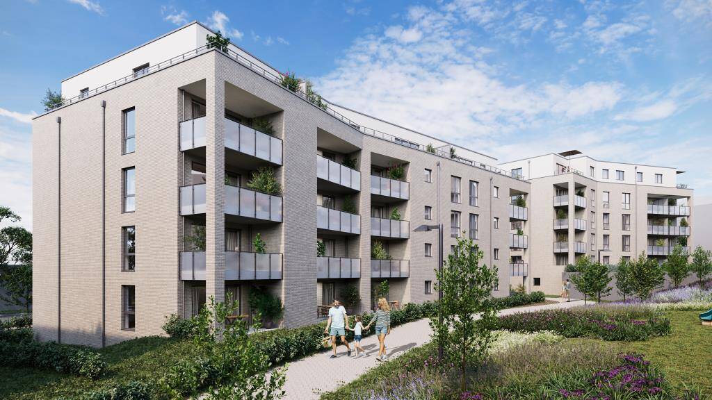 Wohnung zur Miete - Erstbezug 1.331 € 3 Zimmer 91,1 m² 2. Geschoss Paffrather Straße 67 Gladbach Bergisch Gladbach 51465