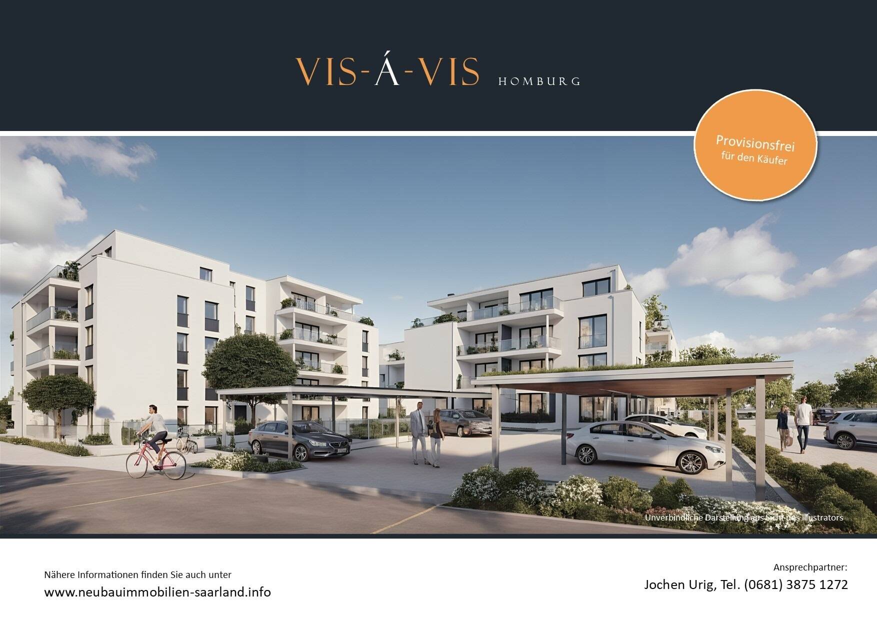 Wohnung zum Kauf provisionsfrei 237.312 € 3 Zimmer 65,9 m²<br/>Wohnfläche Homburg Homburg 66424