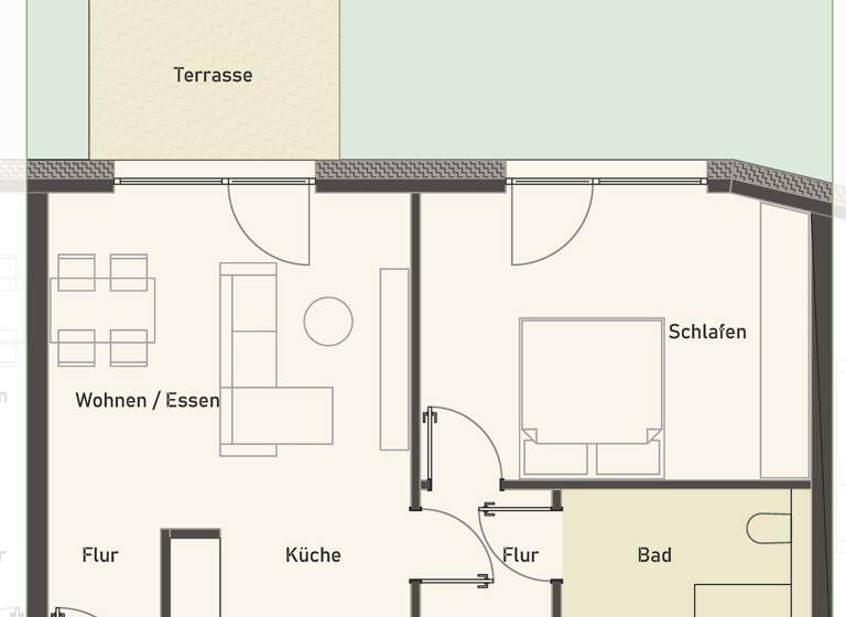 Wohnung zur Miete 790 € 1,5 Zimmer 60,7 m² frei ab 01.07.2026 In der Strothe 1C Atter Osnabrück 49076