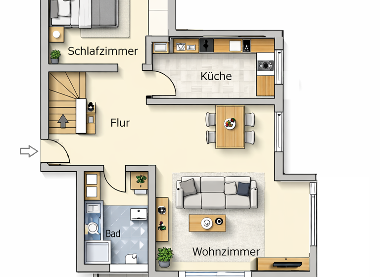 Maisonette zum Kauf 299.000 € 3,5 Zimmer 78 m² Geschoss 2/2 frei ab sofort Rellingen 25462