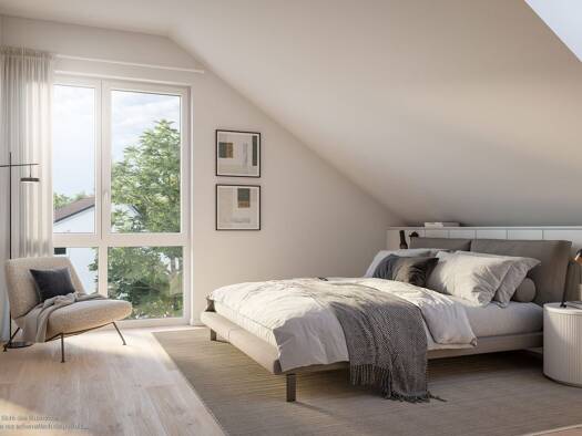 Reihenmittelhaus zum Kauf - Neubau provisionsfrei 1.314.000 € 4 Zimmer 127,3 m² 116 m² Grundstück Rotdornweg 35 a Am Wald Taufkirchen 82024