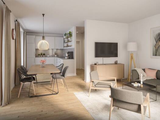 Wohnung zum Kauf - Erstbezug provisionsfrei 497.000 € 2 Zimmer 67,7 m² Geschoss 1/3 frei ab 01.01.2028 Kösliner Weg Garstedt Norderstedt 22850