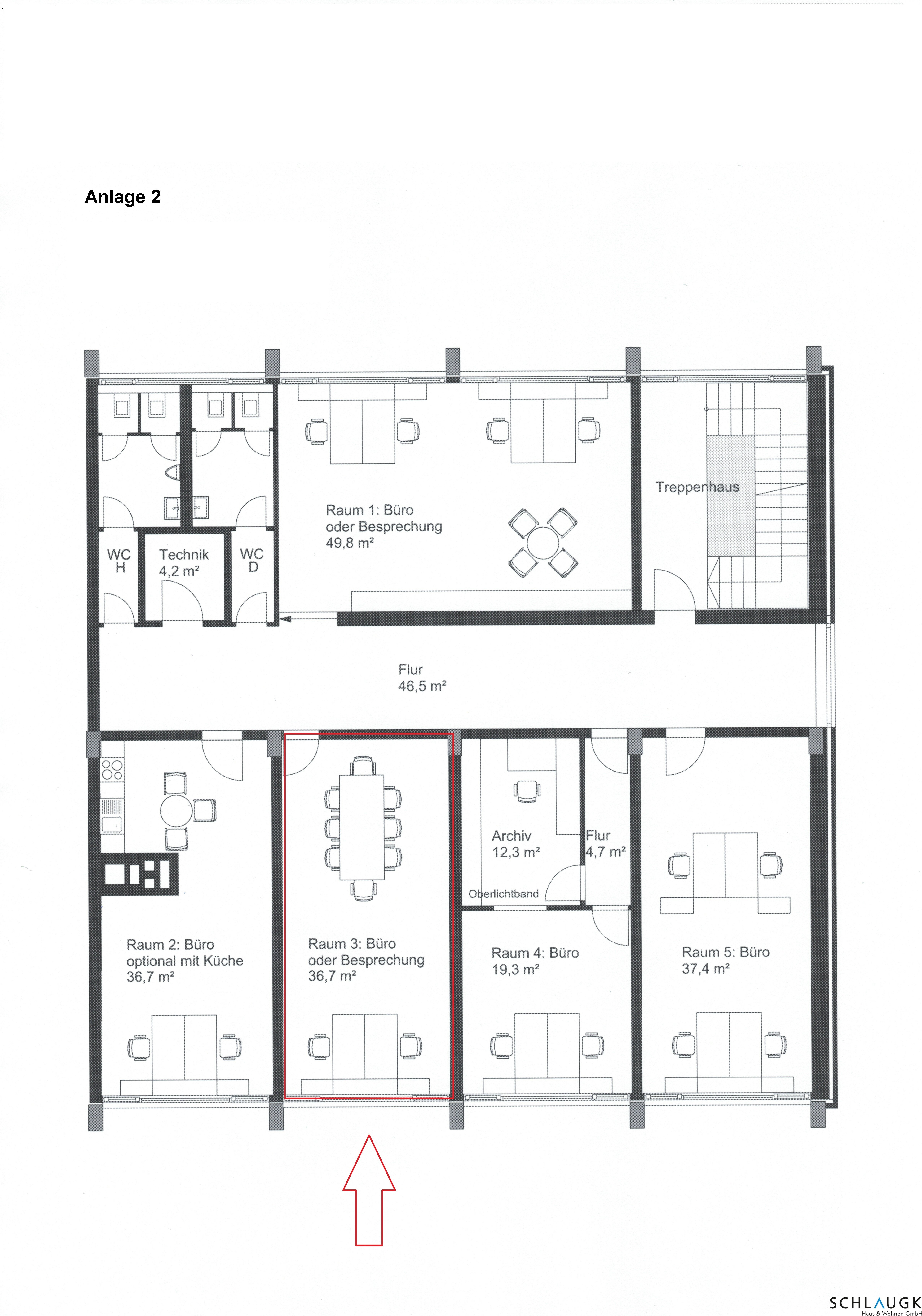 Büro-/Praxisfläche zur Miete provisionsfrei 897 € 1 Zimmer 36,7 m²<br/>Bürofläche Lochhamer Schlag 10 Lochham Gräfelfing 82166