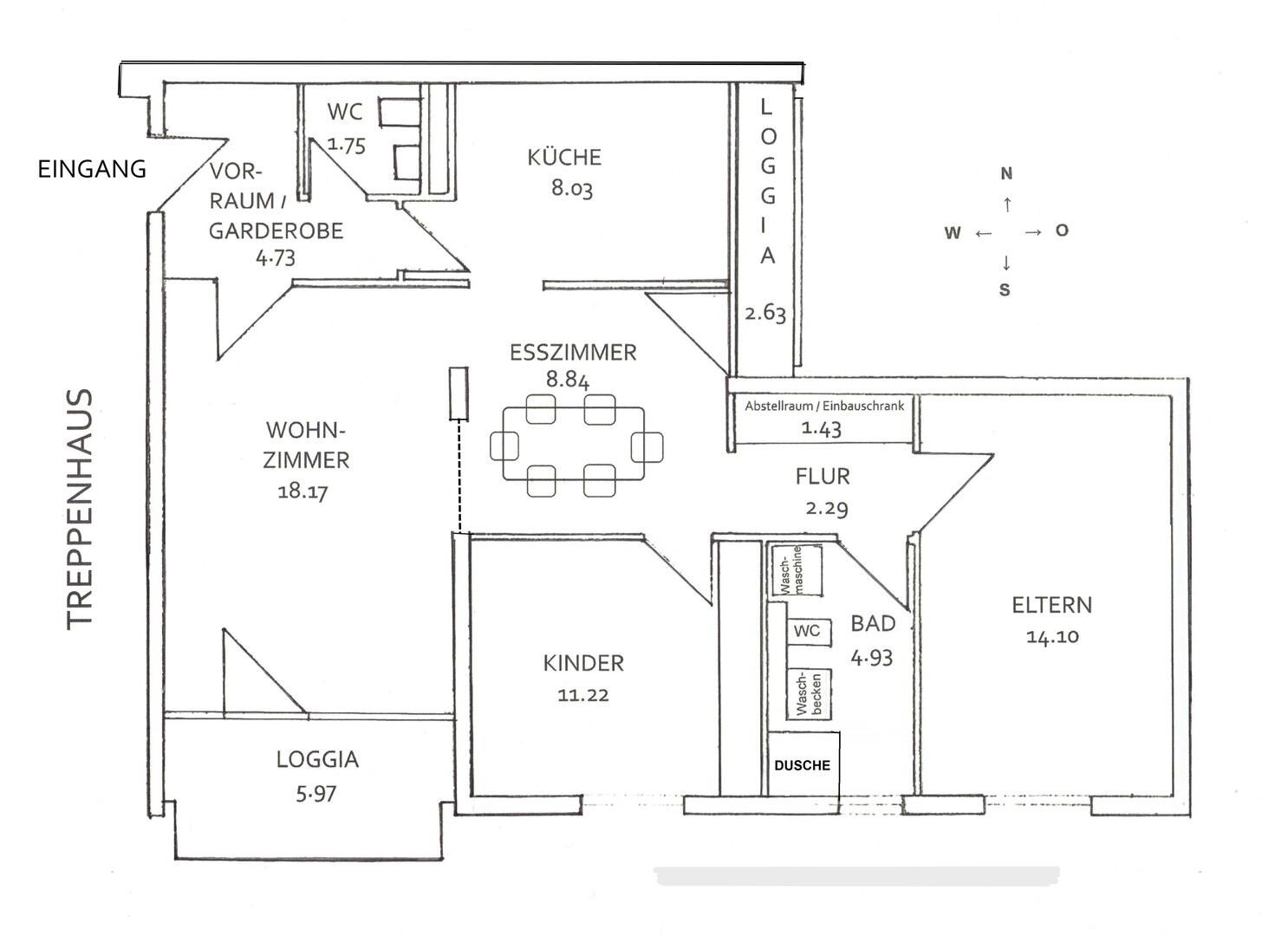 Wohnung zum Kauf provisionsfrei 175.000 € 3,5 Zimmer 80 m²<br/>Wohnfläche 1.<br/>Geschoss Höhe Wuppertal 42329