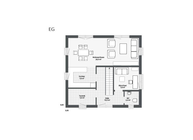 Einfamilienhaus zum Kauf provisionsfrei 629.598 € 5 Zimmer 117 m² 720 m² Grundstück Waltrop 45731