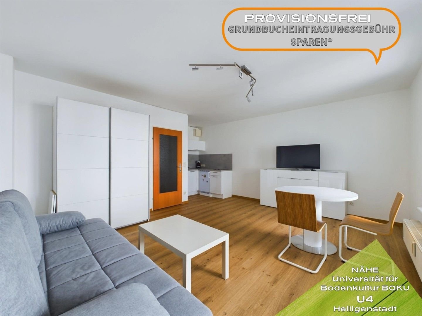 Wohnung zum Kauf provisionsfrei 229.950 € 1 Zimmer 35,9 m²<br/>Wohnfläche 6.<br/>Geschoss Wien 1190