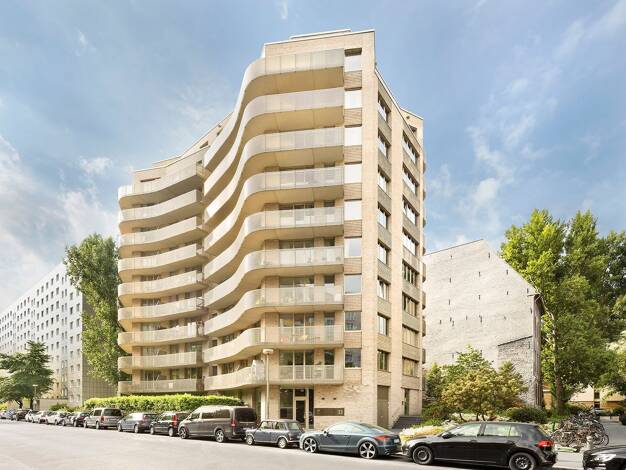 Wohnung zum Kauf provisionsfrei 314.000 € 1,5 Zimmer 36,8 m² 8. Geschoss Singerstraße 33 Friedrichshain Berlin 10243