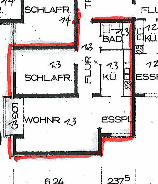 Wohnung zum Kauf 68.000 € 2 Zimmer 55 m²<br/>Wohnfläche ab sofort<br/>Verfügbarkeit Bad Harzburg Bad Harzburg 38667