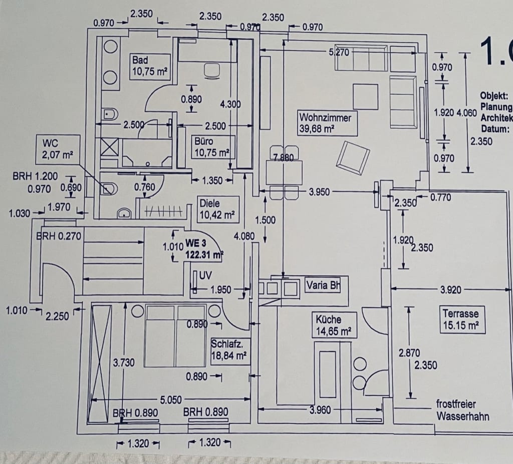 Wohnung zur Miete Wohnen auf Zeit 3.209 € 3 Zimmer 122 m²<br/>Wohnfläche ab sofort<br/>Verfügbarkeit Schönleinstraße Gänsheide Stuttgart 70184