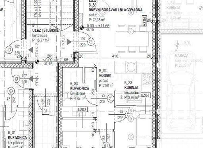 Wohnung zum Kauf 220.000 € 2 Zimmer 57 m² Trogir