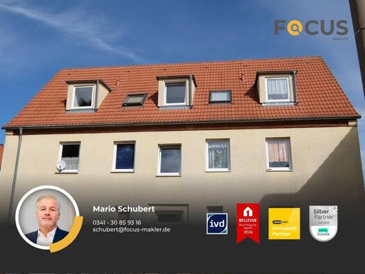Wohnung zur Miete 500 € 2 Zimmer 50,1 m² 1. Geschoss Mozartstraße 1 Böhlen Böhlen 04564