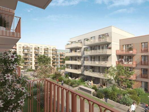 Wohnung zum Kauf - Neubau provisionsfrei als Kapitalanlage geeignet 396.900 € 2 Zimmer 50,4 m² Walter-Eucken-Straße Flingern Nord Düsseldorf 40235