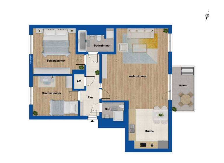 Wohnung zum Kauf 849.000 € 4 Zimmer 93 m² Winterhude Hamburg 22297