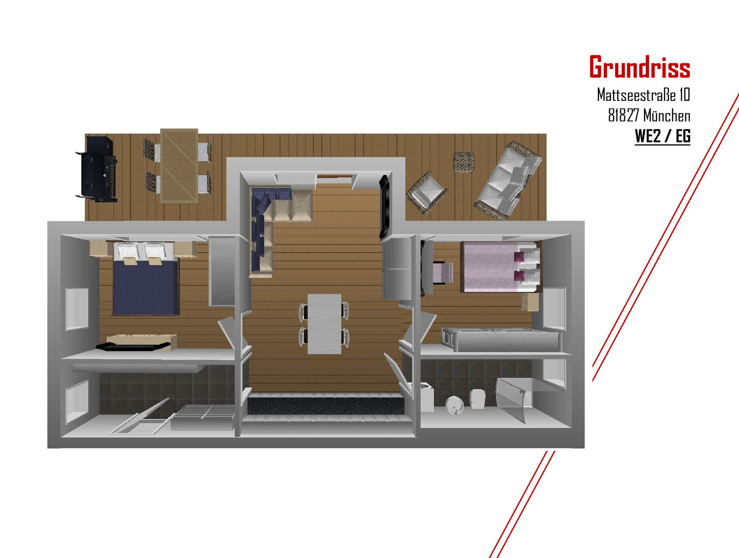 Terrassenwohnung zum Kauf provisionsfrei 670.000 € 3 Zimmer 74 m²<br/>Wohnfläche Waldtrudering München 81827