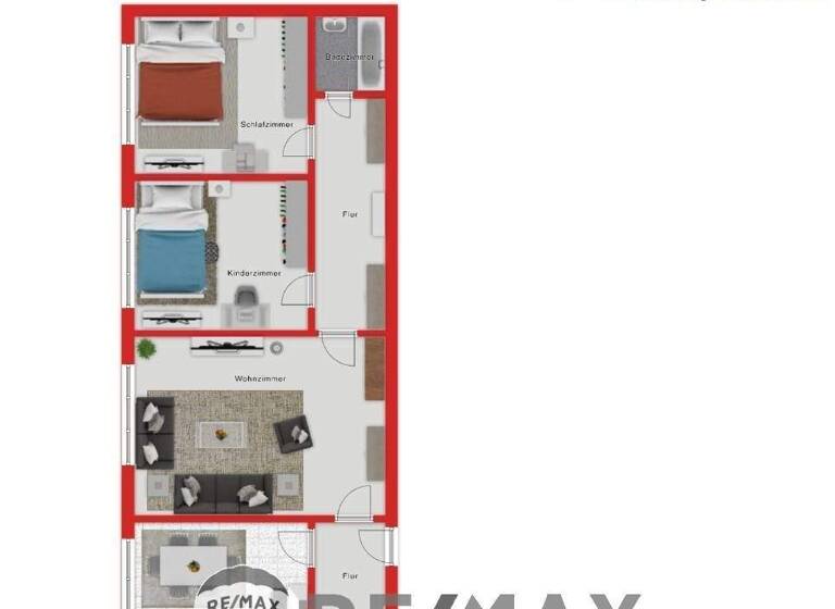 Wohnung zum Kauf 299.000 € 3 Zimmer 83 m² 2. Geschoss Wien 1110