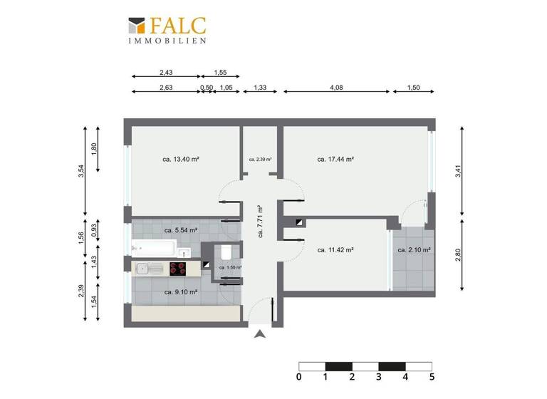 Wohnung zum Kauf 205.000 € 3 Zimmer 71 m² 3. Geschoss Höfen Nürnberg 90429