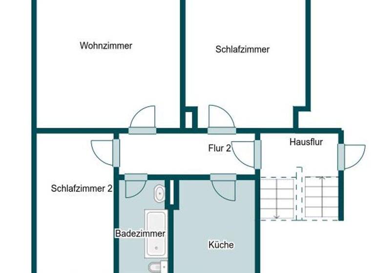 Wohnung zum Kauf 49.000 € 3 Zimmer 64 m² 3. Geschoss Döbeln 04720