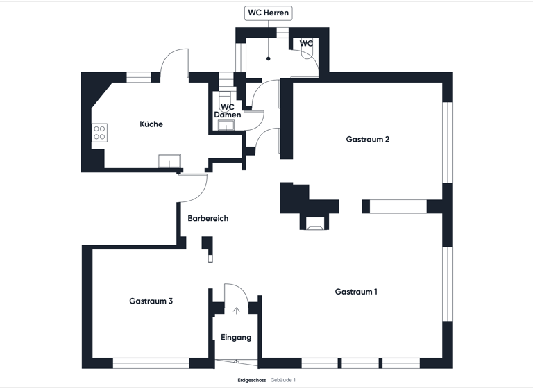 Restaurant zur Miete 1.950 € Feuerbach Stuttgart 70469