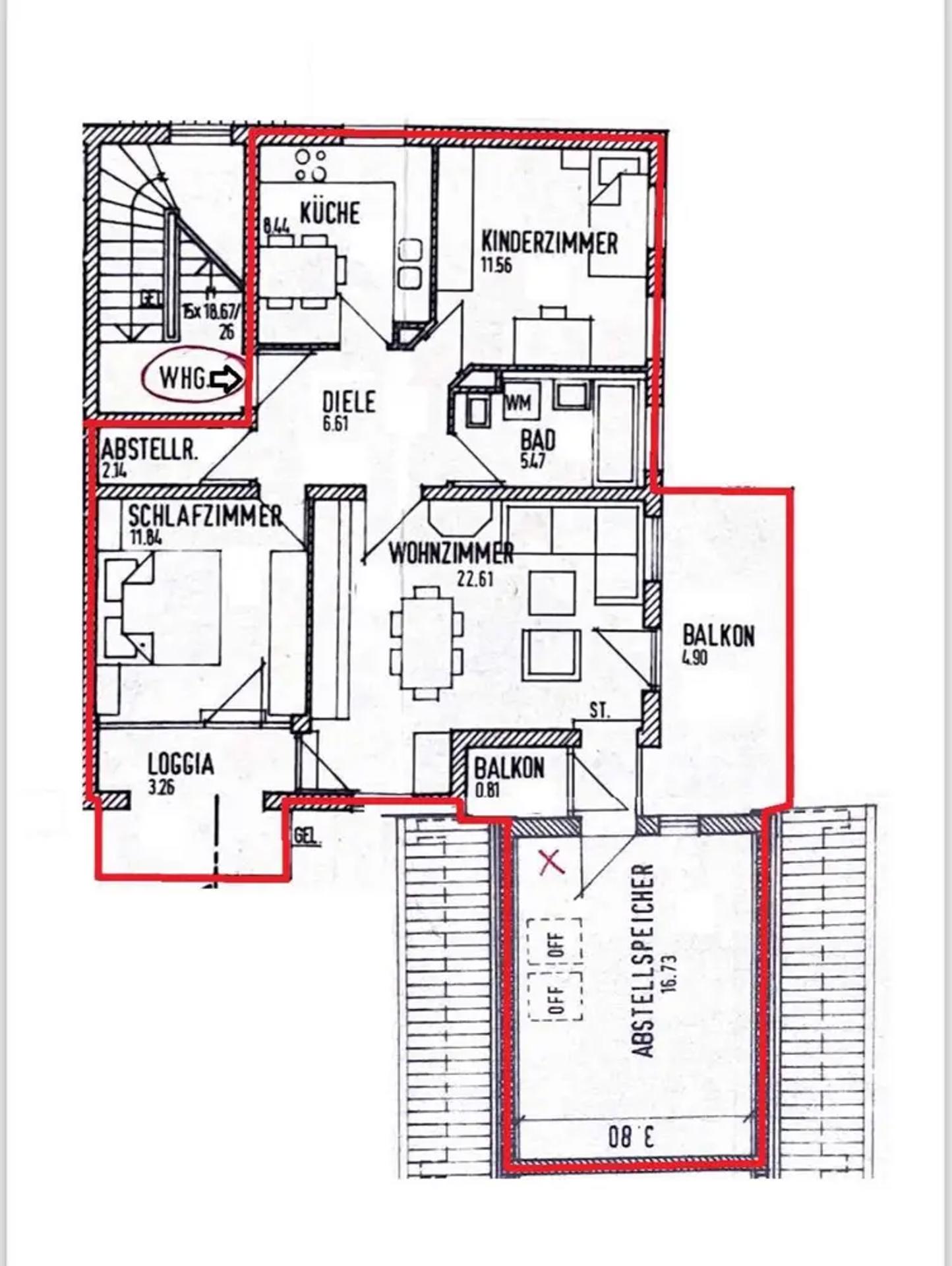 Wohnung zum Kauf 300.000 € 3 Zimmer 94 m²<br/>Wohnfläche 1.<br/>Geschoss Leegebruch 16767