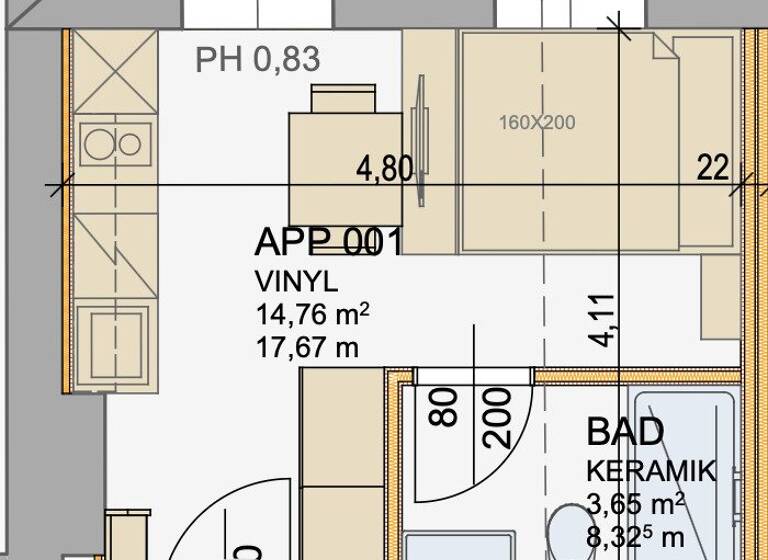 Studio zur Miete 575 € 1 Zimmer 18,4 m² EG Bad Gastein 5640