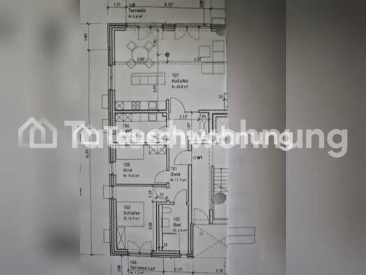 Wohnung zur Miete Tauschwohnung 1.400 € 3,5 Zimmer 103 m² EG Coerde Nord 48157