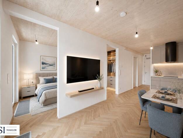 Wohnung zum Kauf - Erstbezug 377.000 € 1,5 Zimmer 34,8 m² 6. Geschoss Obere Donaustraße 23 Leopoldstadt 1020