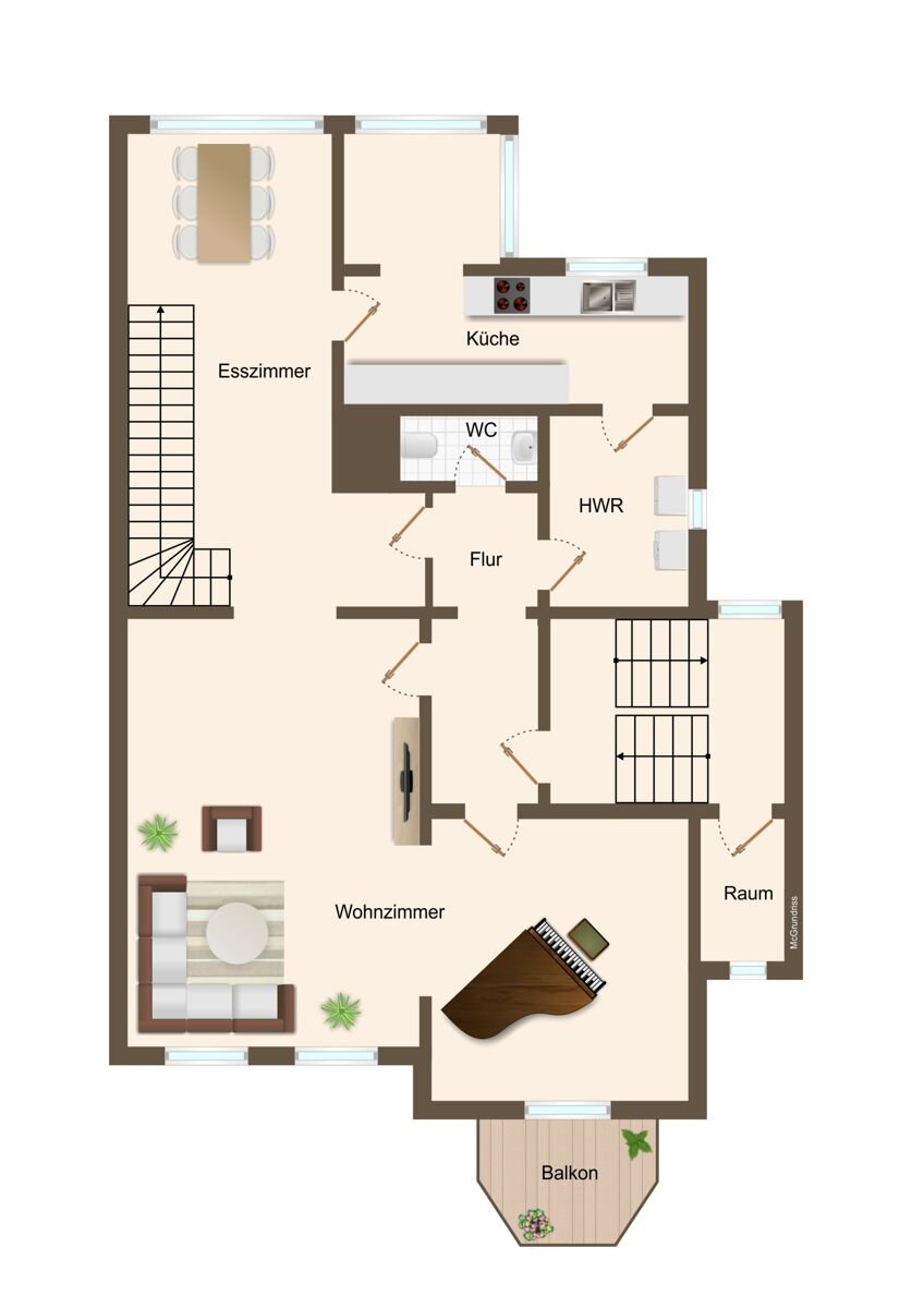 Maisonette zum Kauf 1.950.000 € 5 Zimmer 181 m²<br/>Wohnfläche 1.<br/>Geschoss Harvestehude Hamburg 20149