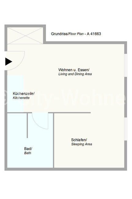 Wohnung zur Miete Wohnen auf Zeit 1.080 € 1 Zimmer 25 m²<br/>Wohnfläche 01.04.2025<br/>Verfügbarkeit Wandsbeker Stieg Hohenfelde Hamburg 22087