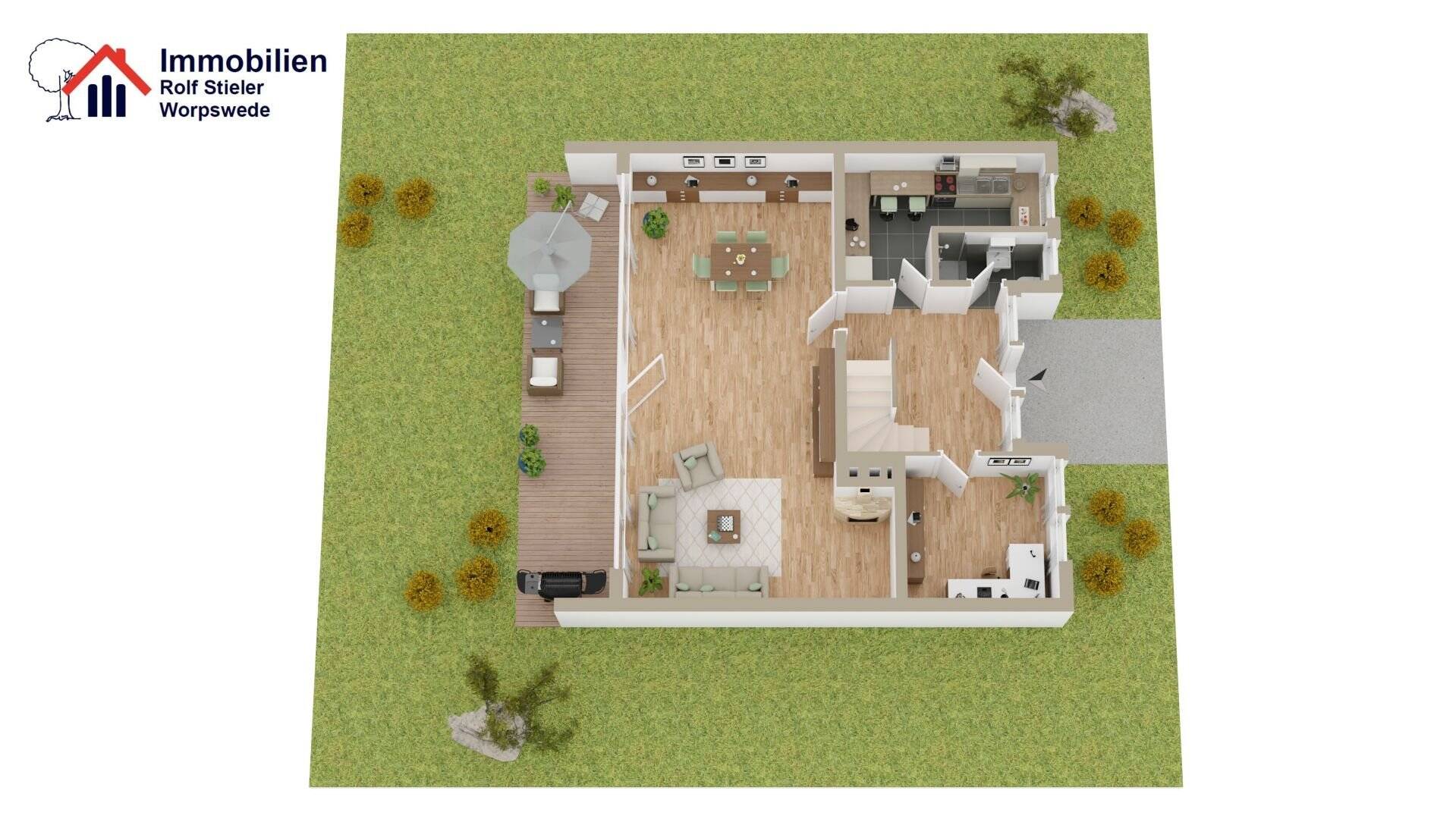 Haus zum Kauf 389.000 € 5 Zimmer 134,7 m²<br/>Wohnfläche 1.000 m²<br/>Grundstück Worpswede Worpswede 27726