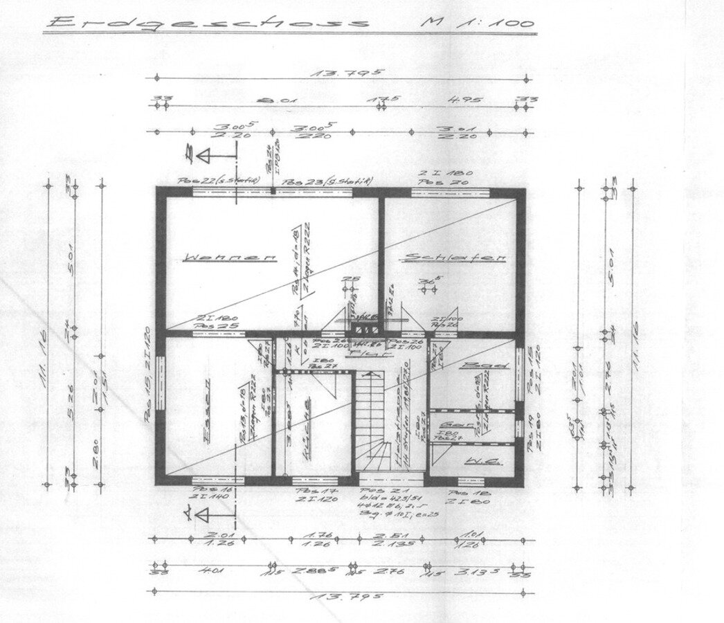 Einfamilienhaus zur Miete 1.800 € 7 Zimmer 242,5 m²<br/>Wohnfläche 872 m²<br/>Grundstück Fichtenkamp 1 Nenndorf Rosengarten 21224