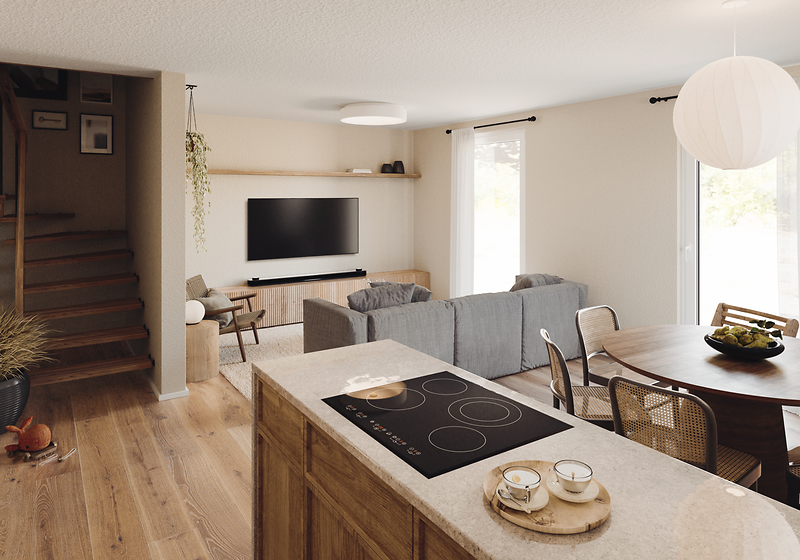 Immobilie in Sankt Peter -  zeitlose TC AURA Doppelhaushälfte im Neubaugebiet der Gemeinde St. Peter - Bild 4