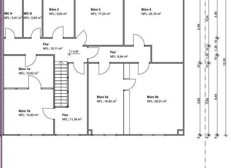 Bürofläche zur Miete 7 Zimmer 165,9 m² Bürofläche Bad Wünnenberg 33181