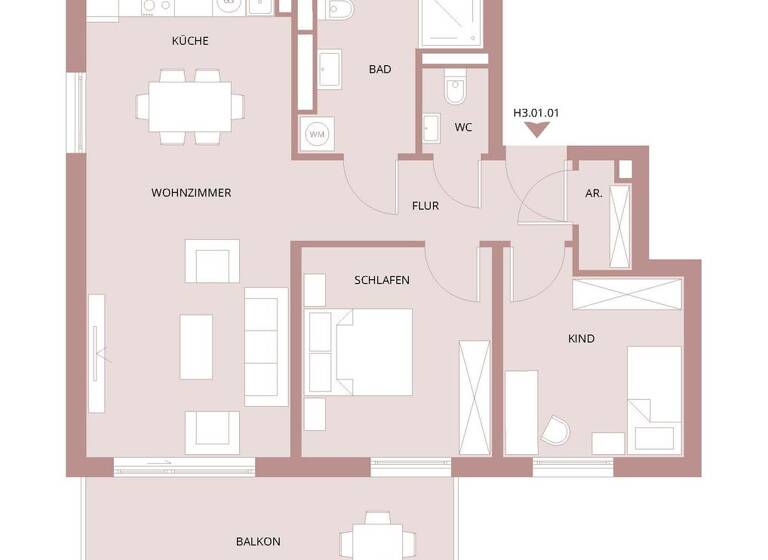 Wohnung zum Kauf provisionsfrei 519.000 € 3 Zimmer 88,3 m² 1. Geschoss frei ab sofort Binsenweiher 17 Wiblingen Ulm 89079