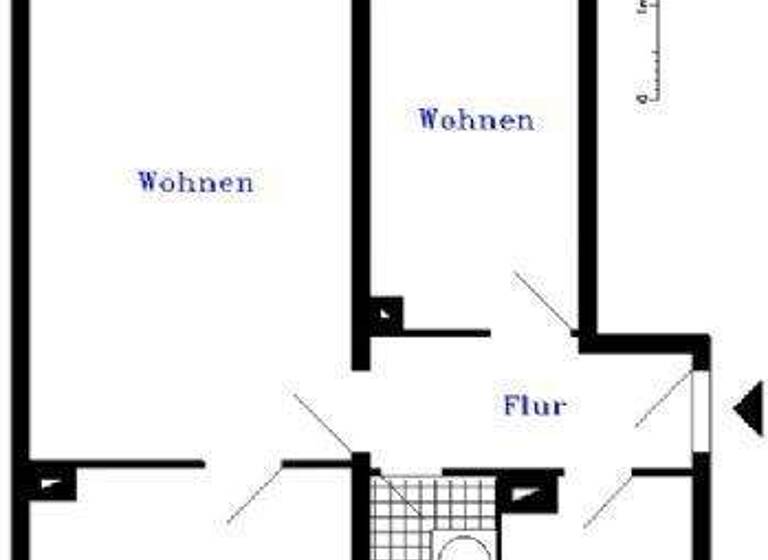 Wohnung zur Miete 400 € 3 Zimmer 62 m² 1. Geschoss frei ab sofort Schadebergstr. 23 Mühlhausen 99974