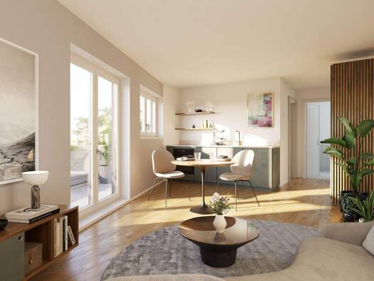 Wohnung zum Kauf - Neubau provisionsfrei 484.000 € 2 Zimmer 52,2 m² 1. Geschoss Vogelweide 3, 5, 7 Neufahrn Neufahrn bei Freising 85375