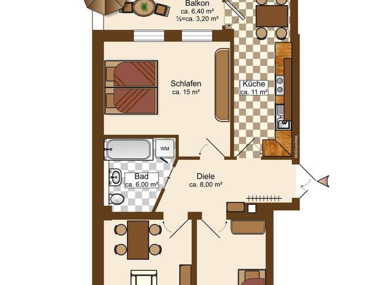 Wohnung zum Kauf 155.000 € 3 Zimmer 76,7 m² Wichernstraße 24 Anger-Crottendorf Leipzig 04318