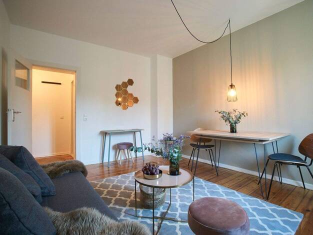 Wohnung zur Miete Wohnen auf Zeit 1.580 € 2 Zimmer 49 m² frei ab 01.07.2026 Prenzlauer Berg Berlin 10405