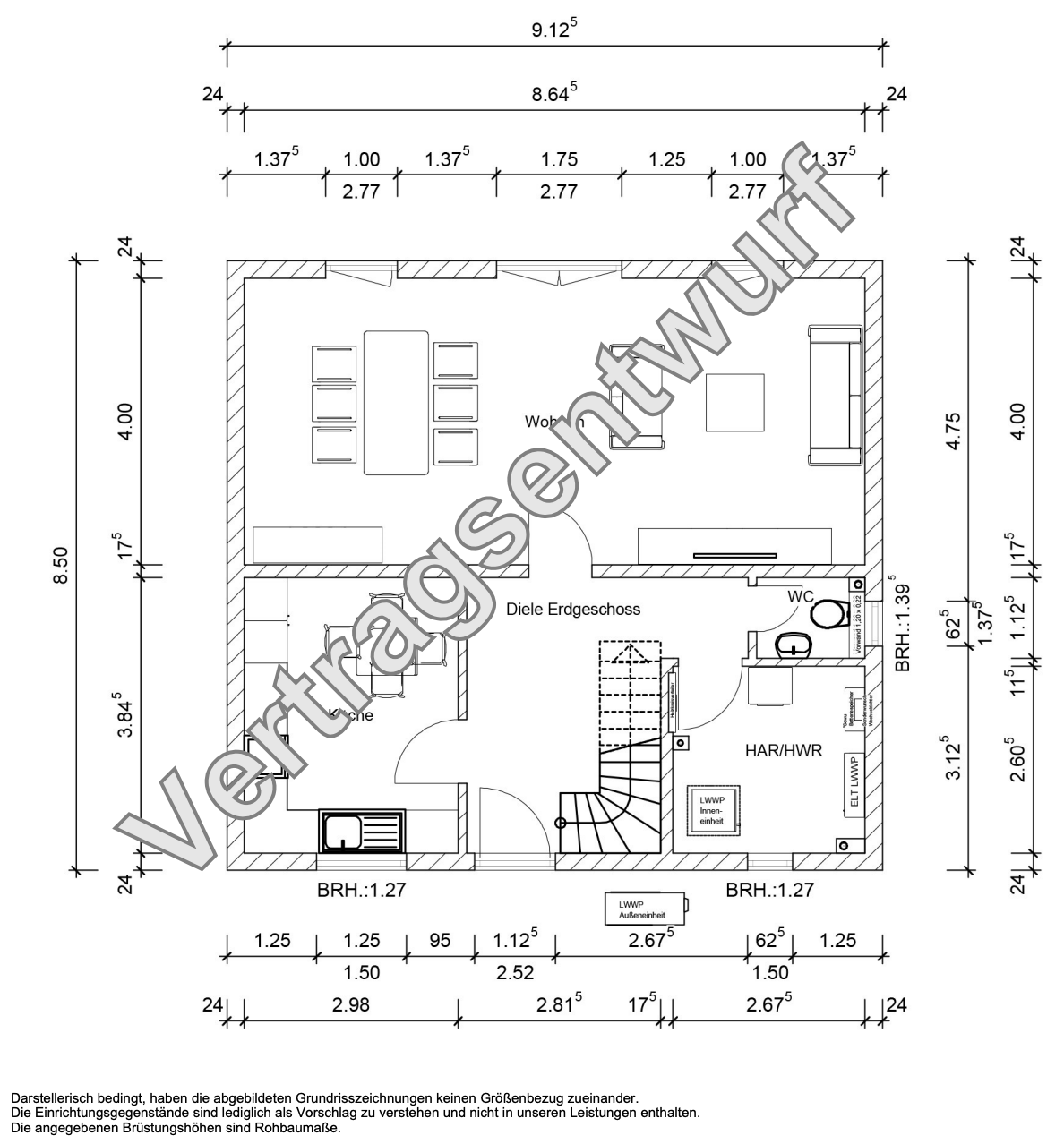 Immobilie in Bad Berneck im Fichtelgebirge - Town & Country Flair 113 – modernes Familienhaus mit 5 Zimmern | Grundstück 959 m² in Bad Berneck i.F. - Bild 4