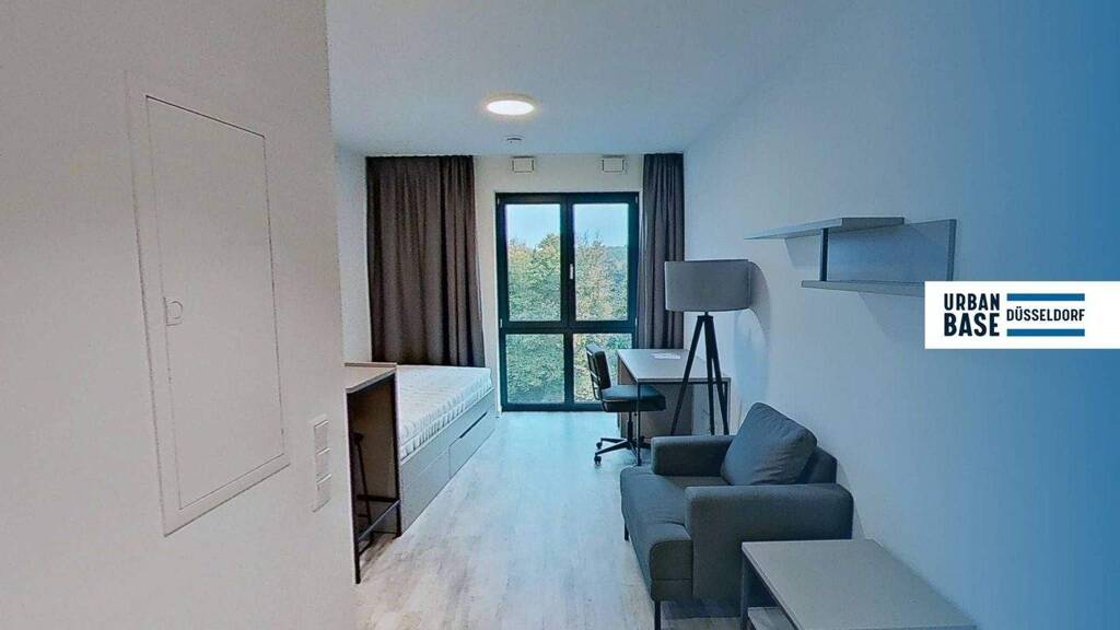 Studio zur Miete 675 € 1 Zimmer 19,6 m² 2. Geschoss frei ab sofort Himmelgeister Straße 270 Bilk Düsseldorf 40225