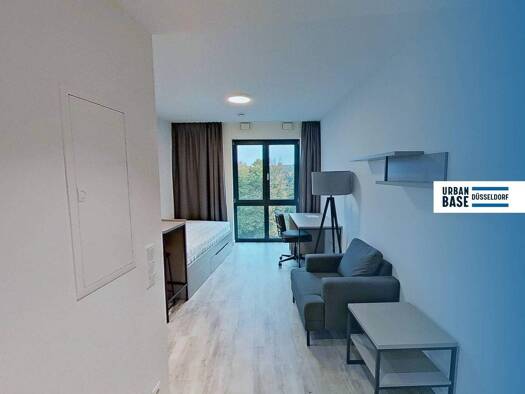 Wohnung zur Miete 675 € 1 Zimmer 19,6 m² 2. Geschoss frei ab sofort Himmelgeister Straße Bilk Stadtbezirk 3 40225