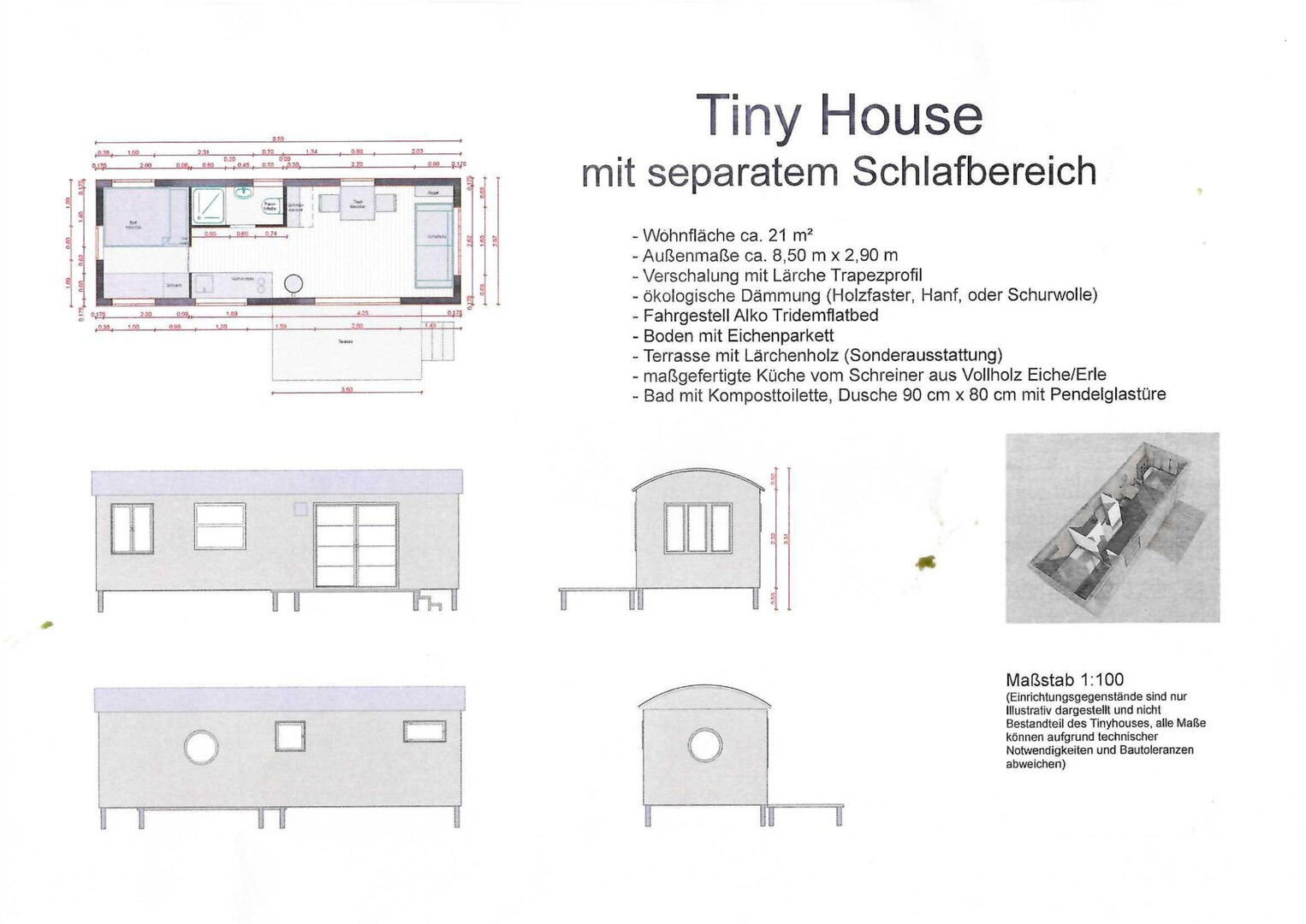 Haus zum Kauf provisionsfrei 75.000 € 2 Zimmer 22 m²<br/>Wohnfläche 0 m²<br/>Grundstück Breitbrunn 83254