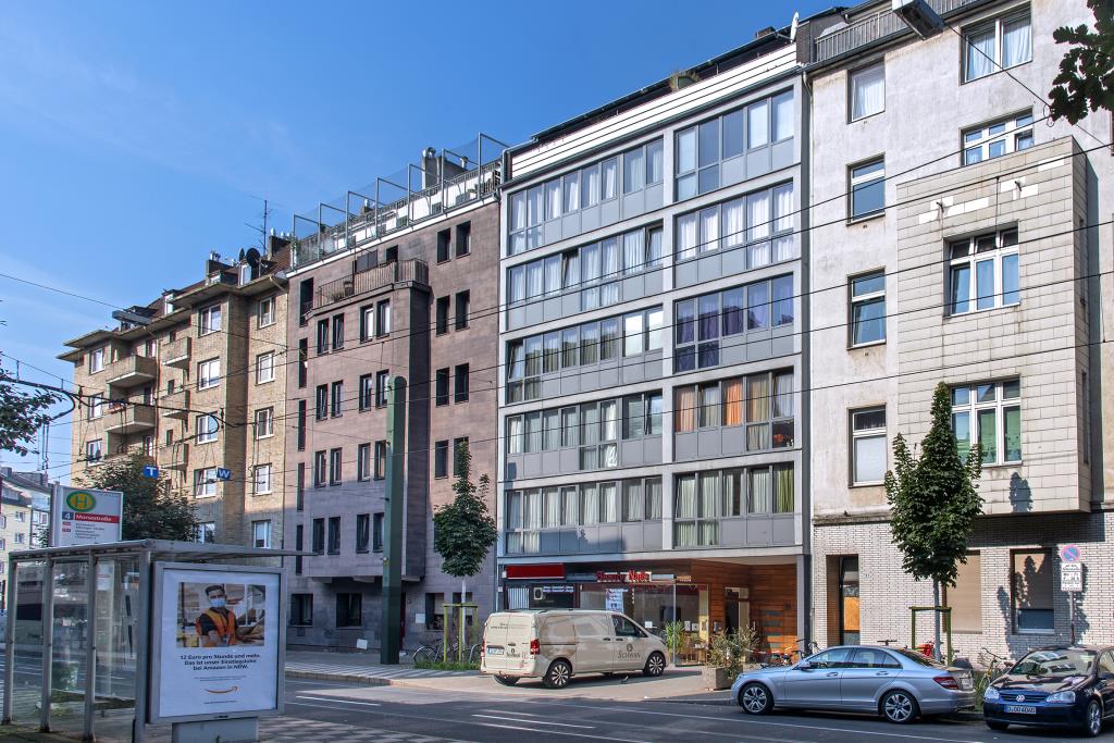 Wohnung zur Miete 539 € 2 Zimmer 48 m²<br/>Wohnfläche 5.<br/>Geschoss 20.01.2025<br/>Verfügbarkeit Morsestraße 23 Friedrichstadt Düsseldorf 40215