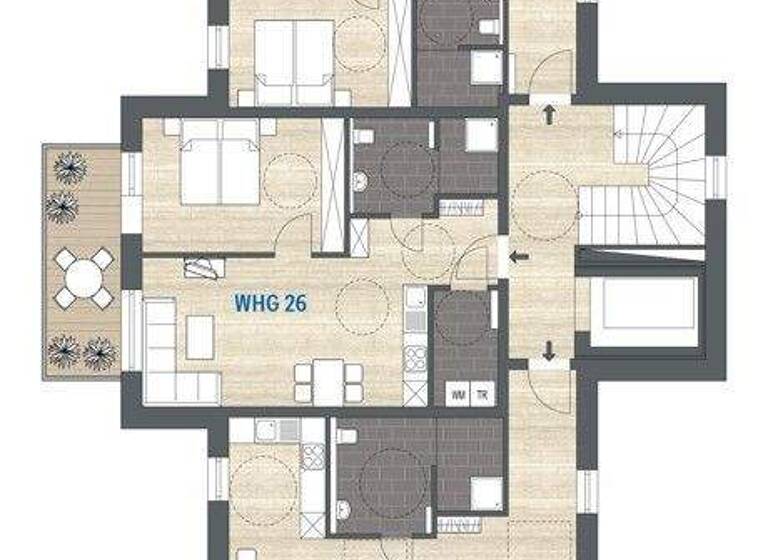 Wohnung zum Kauf - Erstbezug 203.000 € 2 Zimmer 55,8 m² 2. Geschoss Wehm Werlte 49757