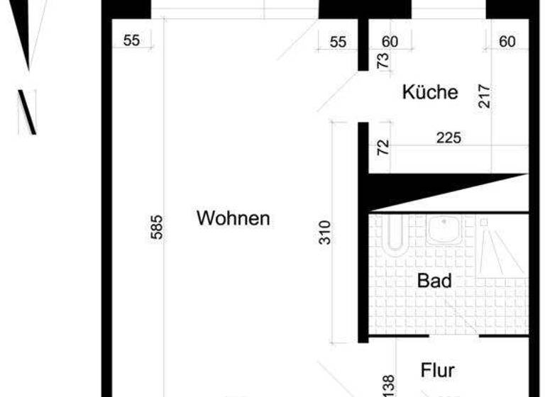 Studio zur Miete 230 € 1 Zimmer 33,9 m² 4. Geschoss frei ab 01.04.2026 Schrotebogen 10 Neustädter See Magdeburg 39126