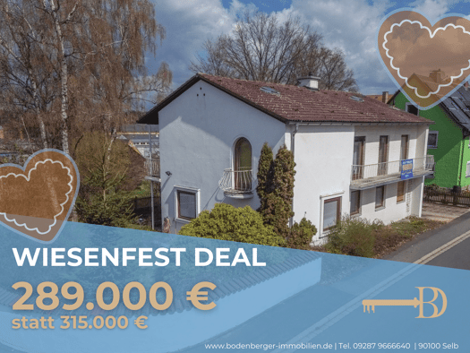 Einfamilienhaus zum Kauf 289.000 € 7 Zimmer 186,1 m² 447 m² Grundstück Selb 95100
