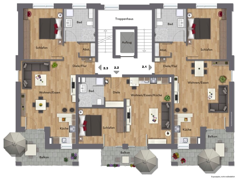 Wohnung zum Kauf 214.456 € 2 Zimmer 48,7 m²<br/>Wohnfläche EG<br/>Geschoss Germbacher Weg 7 Frickhofen Dornburg 65599