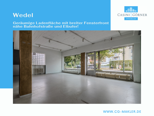 Laden zur Miete 900 € 1 Zimmer 86 m² Verkaufsfläche Bei der Doppeleiche 3a Wedel 22880