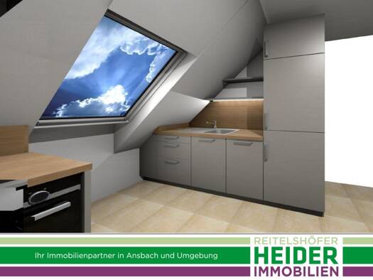 Wohnung zur Miete 680 € 2 Zimmer 59 m² Eyb Ansbach 91522