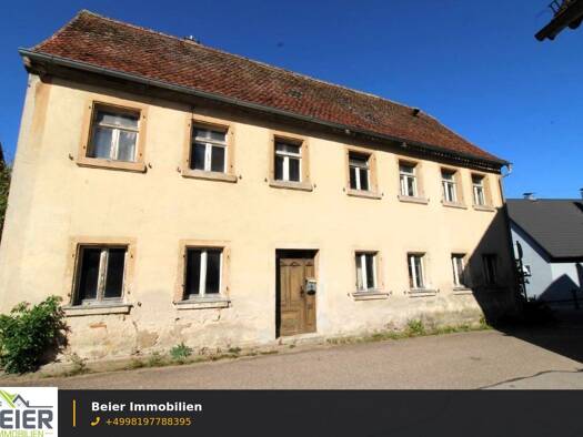 Einfamilienhaus zum Kauf 79.000 € 6 Zimmer 105 m² 234 m² Grundstück Bechhofen Bechhofen 91572