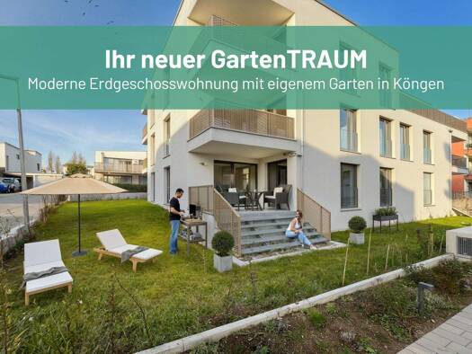 Terrassenwohnung zum Kauf - Neubau provisionsfrei 495.000 € 3 Zimmer 83,7 m² EG Erwin-Rath-Straße 10 Köngen 73257